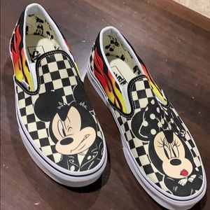 Disney vans slip on shoes